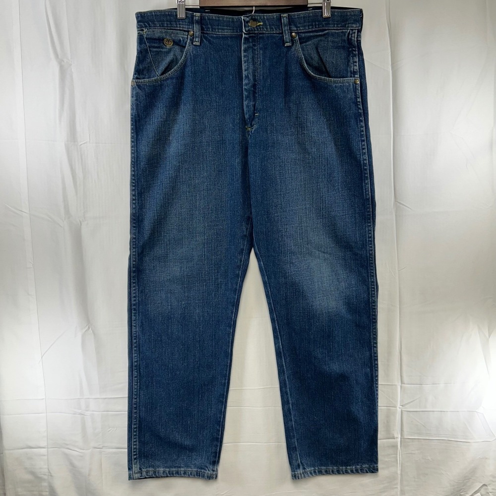 Wrangler George Strait Cowboy Cut‎ Jeans Mens 36x30 Blue Action Fit Denim
